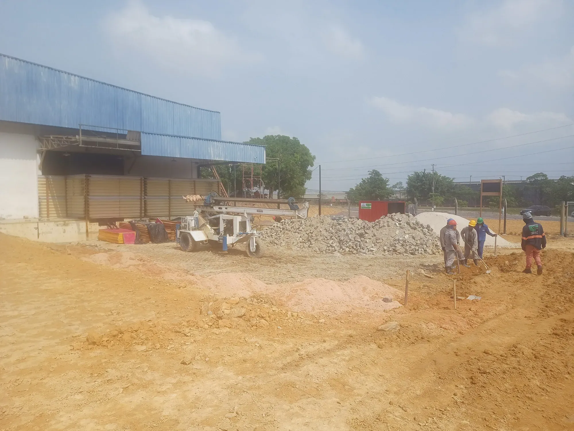 Ampliação de fábrica de plásticos — MM da Amazônia — registro fotográfico de obra, 24 de outubro de 2022 — Manaus/AM