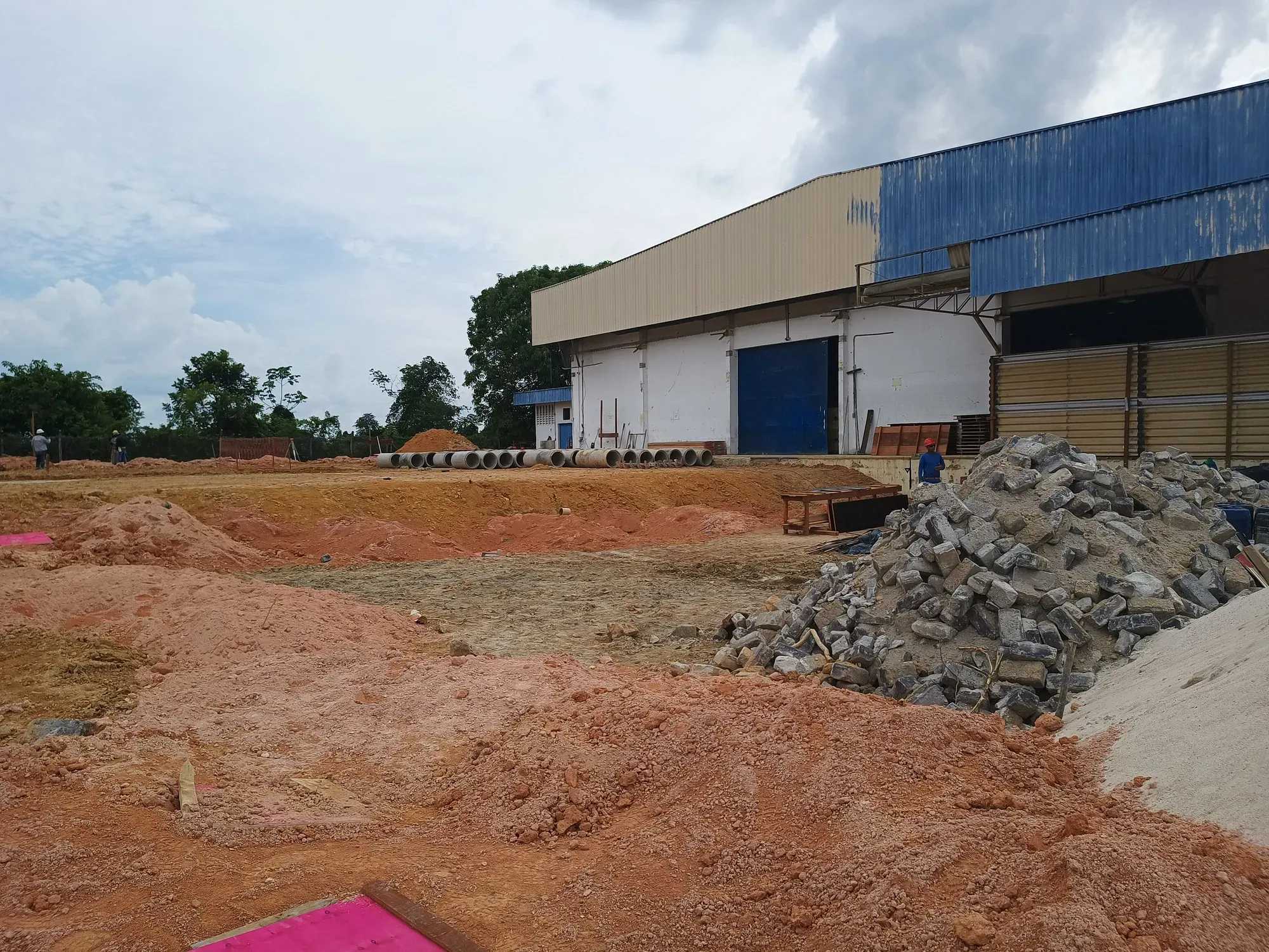 Ampliação de fábrica de plásticos — MM da Amazônia — registro fotográfico de obra, 26 de outubro de 2022 — Manaus/AM