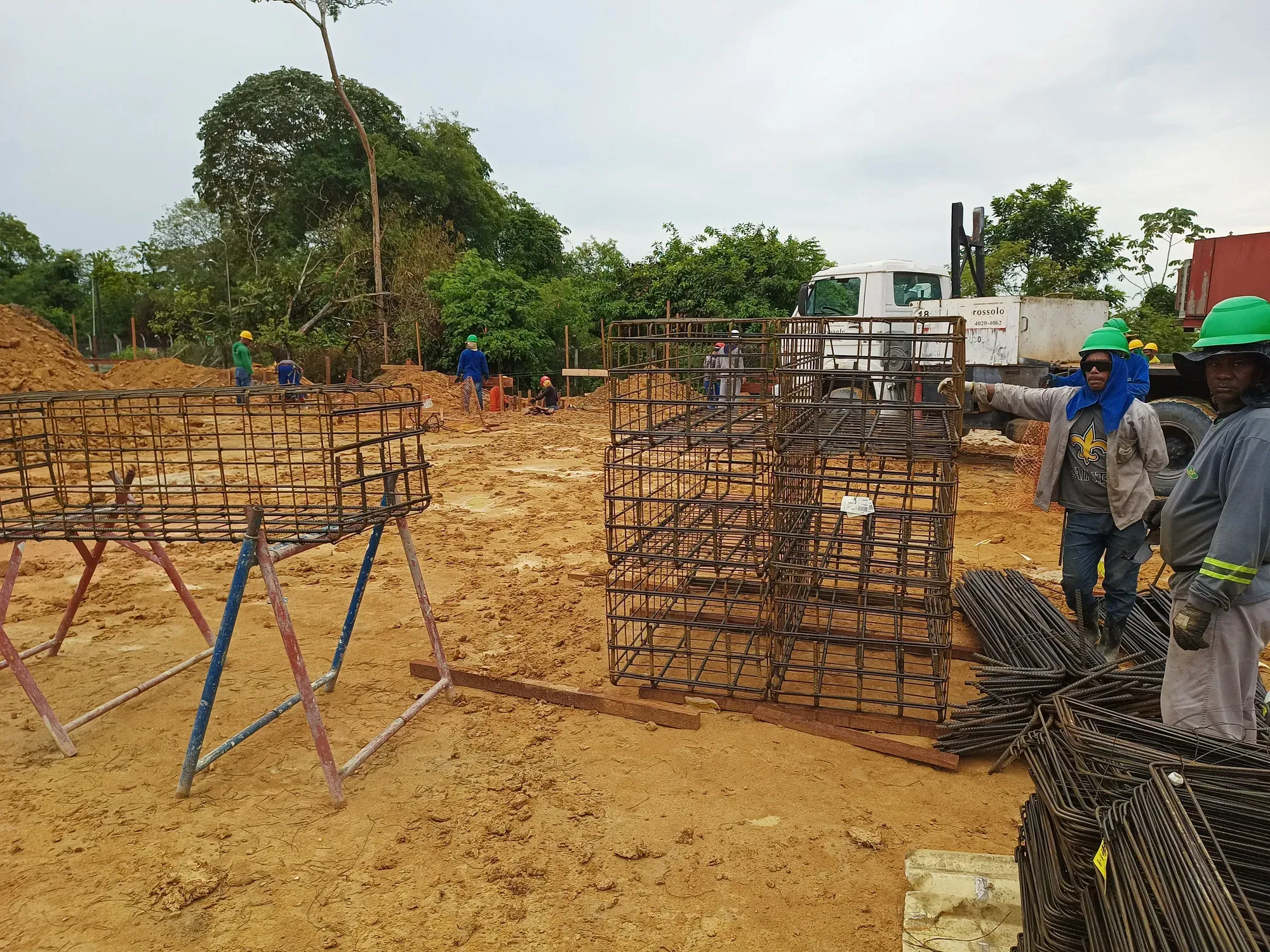 Ampliação de fábrica de plásticos — MM da Amazônia — registro fotográfico de obra, 1 de novembro de 2022 — Manaus/AM