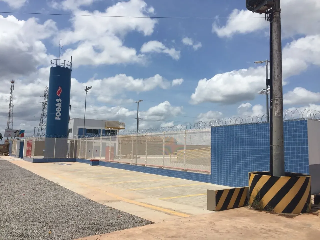 Base de Envasamento Fogás, Macapá — registro fotográfico de obra, 22 de outubro de 2017 — Macapá/AP