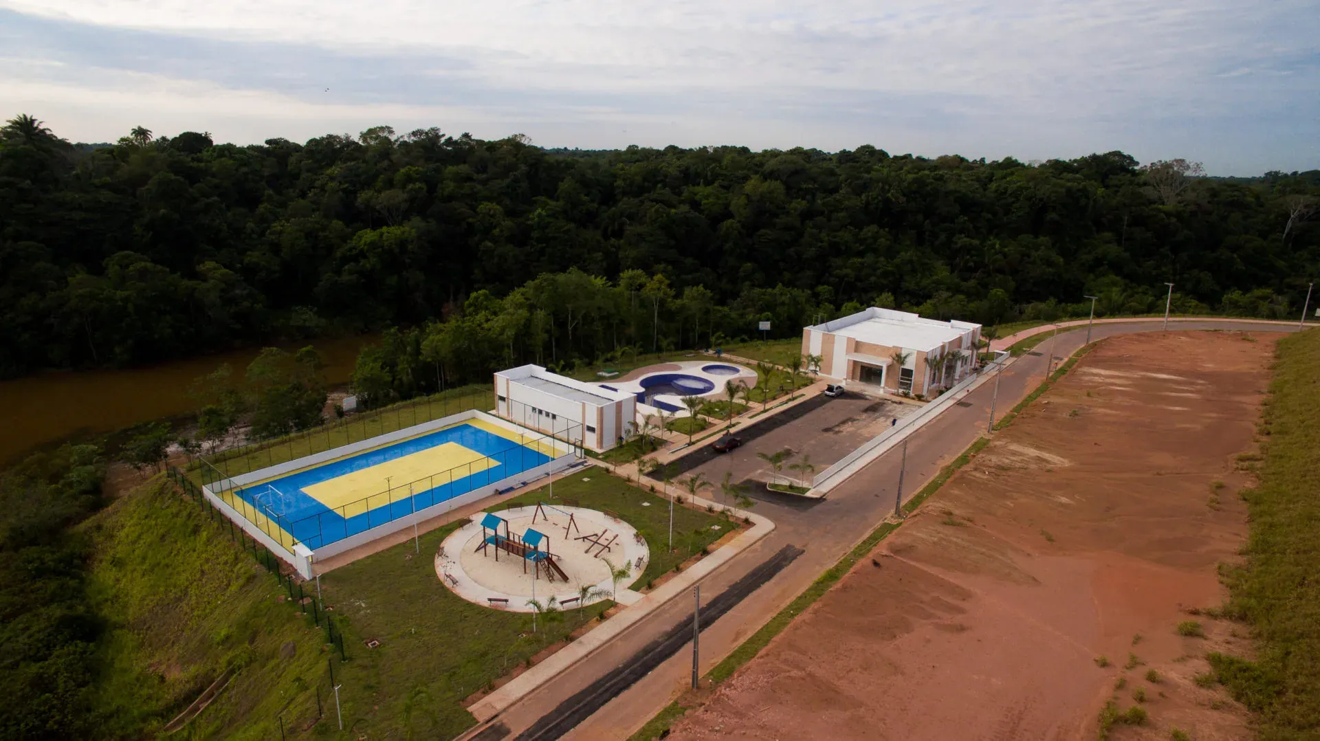 Passeio das Águas — vista aérea de drone — Iranduba/AM — foto 7 de 12