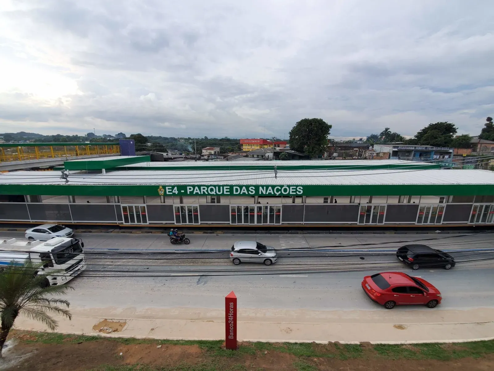 Estação Wilson Wolter Filho (E3) – Santos Dumont — registro fotográfico de obra, 30 de abril de 2021 — Manaus/AM