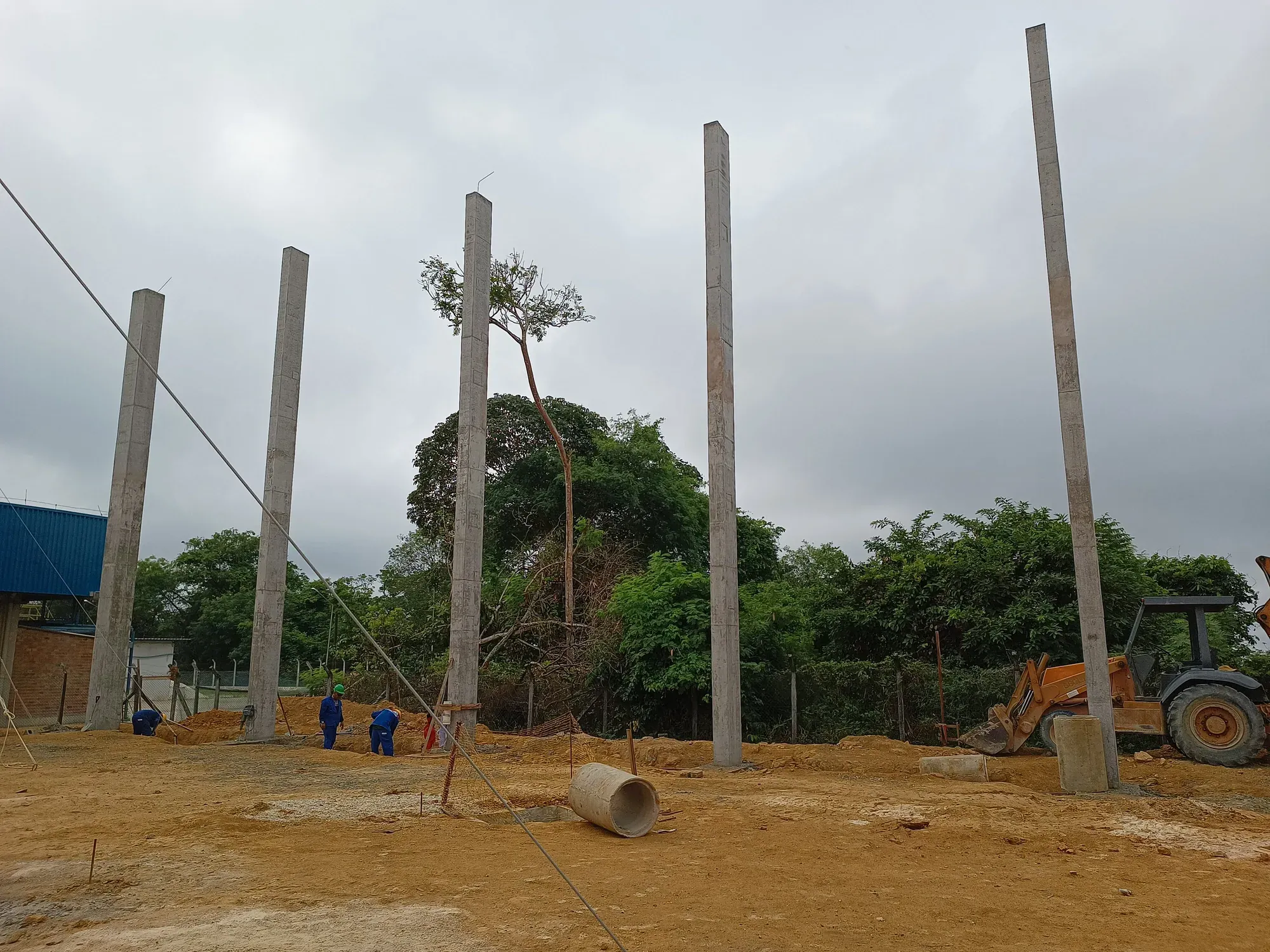 Ampliação de fábrica de plásticos — MM da Amazônia — registro fotográfico de obra, 16 de novembro de 2022 — Manaus/AM