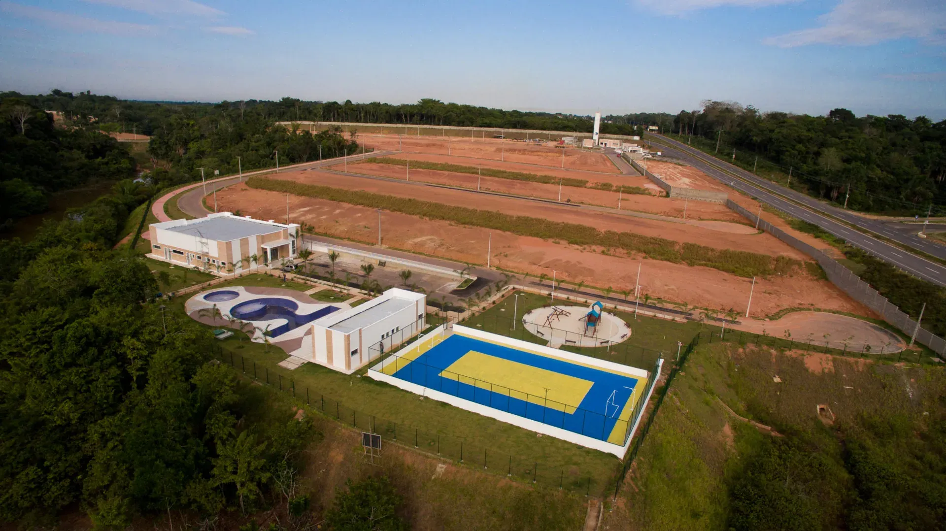 Passeio das Águas — vista aérea de drone — Iranduba/AM — foto 8 de 12