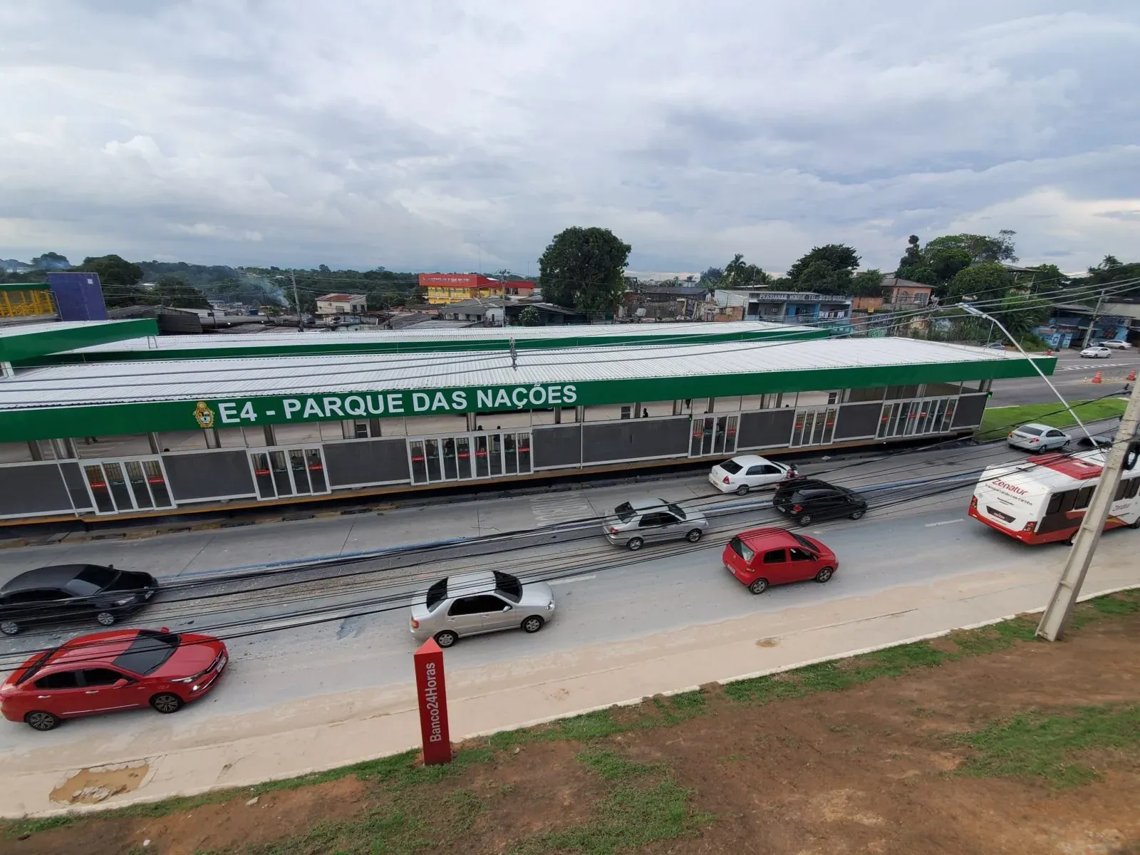 Estação E4 – Parque das Nações — registro fotográfico de obra, 30 de abril de 2021 — Manaus/AM