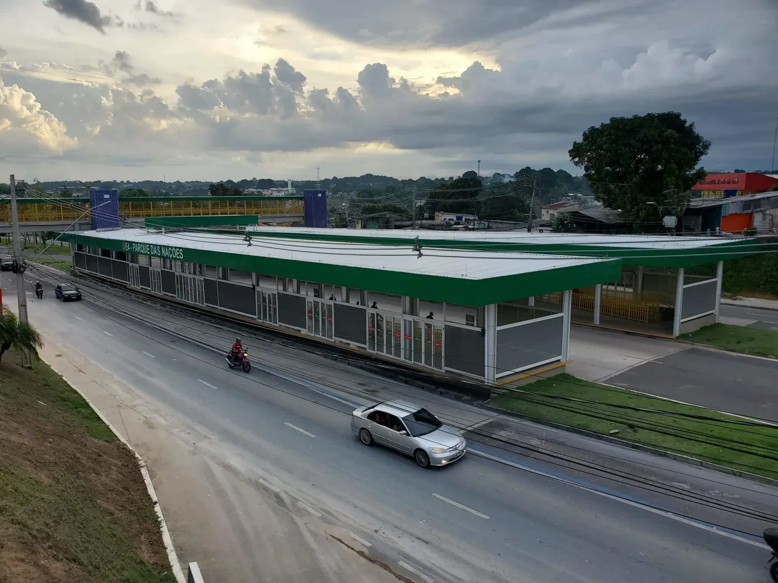 Estação E4 – Parque das Nações — registro fotográfico de obra, 30 de abril de 2021 — Manaus/AM